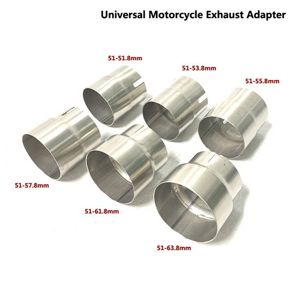 Steel Motorcycle Exhaust Muffler Adaptor